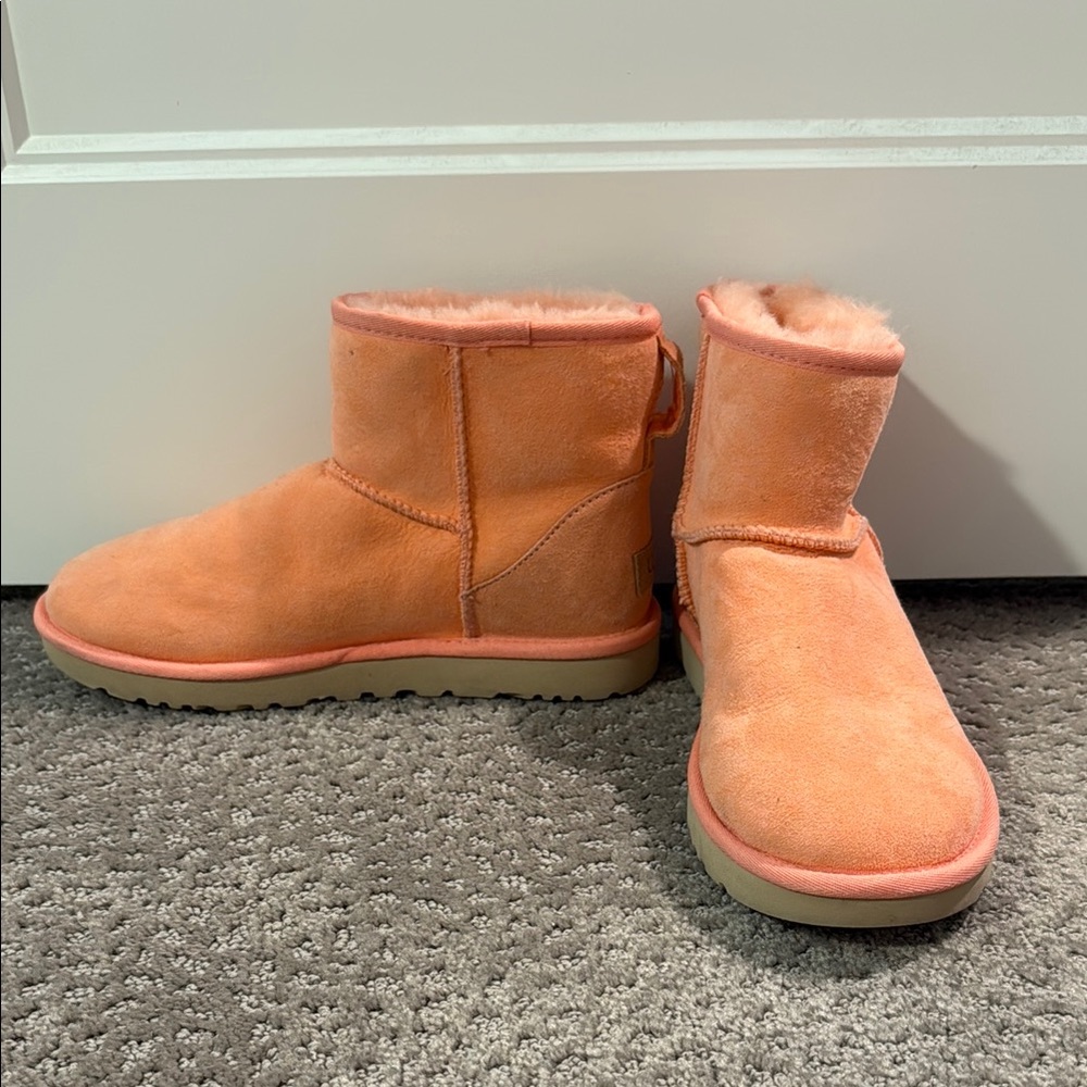 UGG Peach Shearling Boots